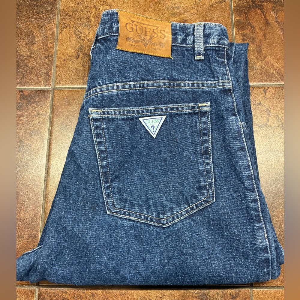90’s Y2K GUESS Men's Blue Jeans